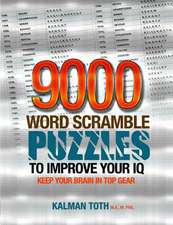 9000 Word Scramble Puzzles to Improve Your IQ