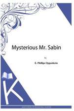 Mysterious Mr. Sabin