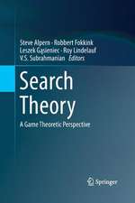 Search Theory: A Game Theoretic Perspective