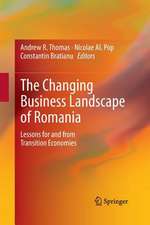 The Changing Business Landscape of Romania: Lessons for and from Transition Economies