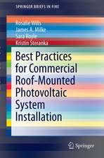 Best Practices for Commercial Roof-Mounted Photovoltaic System Installation