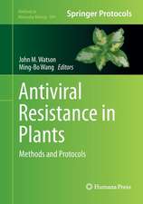 Antiviral Resistance in Plants: Methods and Protocols