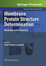 Membrane Protein Structure Determination: Methods and Protocols