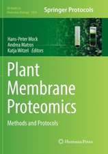 Plant Membrane Proteomics: Methods and Protocols