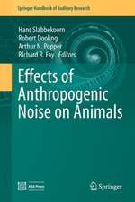 Effects of Anthropogenic Noise on Animals