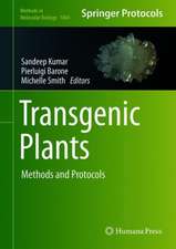 Transgenic Plants: Methods and Protocols