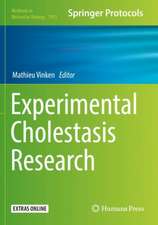 Experimental Cholestasis Research