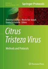 Citrus Tristeza Virus: Methods and Protocols