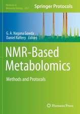 NMR-Based Metabolomics: Methods and Protocols