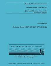 Watershed Condition Assessment of Sub-Drainage Zone No. 1167