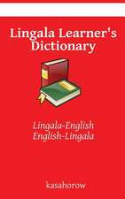 Lingala Learner's Dictionary