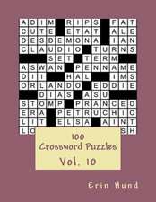 100 Crossword Puzzles Vol. 10