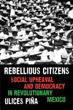 Rebellious Citizens: Social Upheaval and Democracy in Revolutionary Mexico