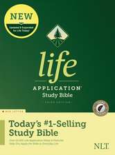 NLT Life Application Study Bible, Third Edition (Red Letter, Hardcover, Indexed)