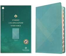 NLT Student Life Application Study Bible (Leatherlike, Teal Blue Striped, Indexed, Red Letter, Filament Enabled)