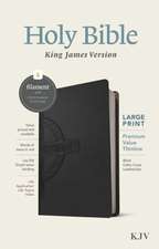 KJV Large Print Premium Value Thinline Bible, Filament-Enabled Edition (Leatherlike, Black Celtic Cross, Red Letter)