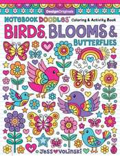 Notebook Doodles Birds, Blooms and Butterflies