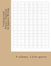 Genkouyoushi Practice Notebook for Japanese Writing