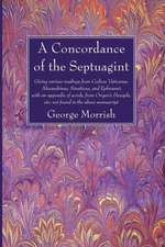 A Concordance of the Septuagint