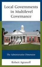 Local Governments in Multilevel Governance