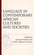 Language in Contemporary African Cultures and Societies