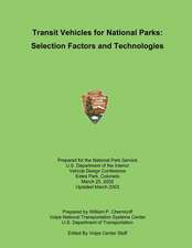 Transit Vehicles for National Parks