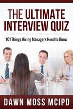 The Ultimate Interview Quiz