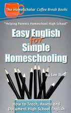 Easy English for Simple Homeschooling