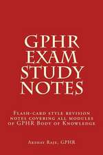 Gphr Exam Study Notes