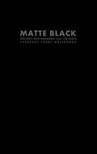 Matte Black Dot Grey Grid Notebook, 5x8, 100 Pages