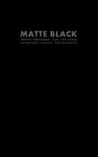 Matte Black Sketch Notebook, 5x8, 100 Pages