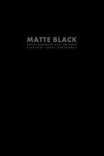 Matte Black Sketch Notebook, 6x9, 100 Pages