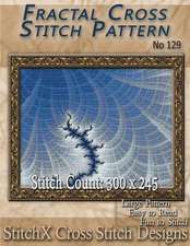 Fractal Cross Stitch Pattern - No. 129