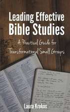 Leading Effective Bible Studies