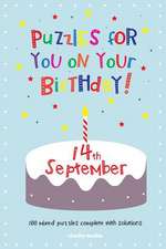 Puzzles for You on Your Birthday - 14th September