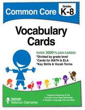 Common Core Vocabulary Cards