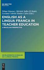 English as a Lingua Franca in Teacher Education