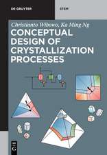 Conceptual Design of Crystallization Processes