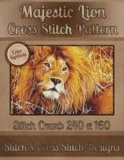 Majestic Lion Cross Stitch Pattern