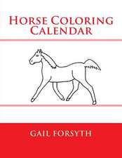 Horse Coloring Calendar