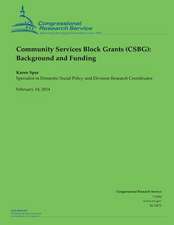 Community Services Block Grants (Csbg)