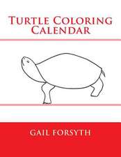 Turtle Coloring Calendar