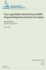 Navy Aegis Ballistic Missile Defense (Bmd) Program