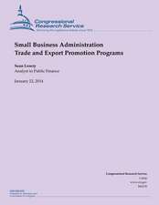 Small Business Administration Trade and Export Promotion Programs