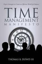 Time Management Manifesto