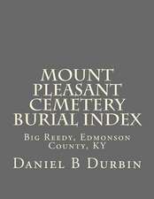 Mount Pleasant Cemetery Burial Index