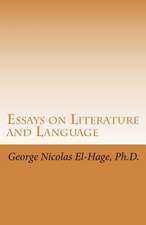 Essays on Literature and Language