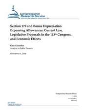 Section 179 and Bonus Depreciation Expensing Allowances