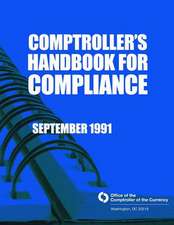 Comptroller's Handbook for Compliance September 1991