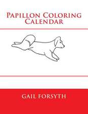 Papillon Coloring Calendar